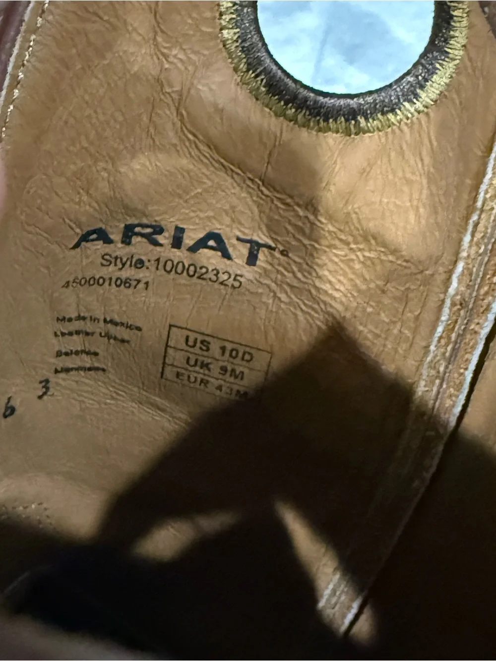 Ariat Men's Two-Tone Brown and Tan Western Pull-On Boots